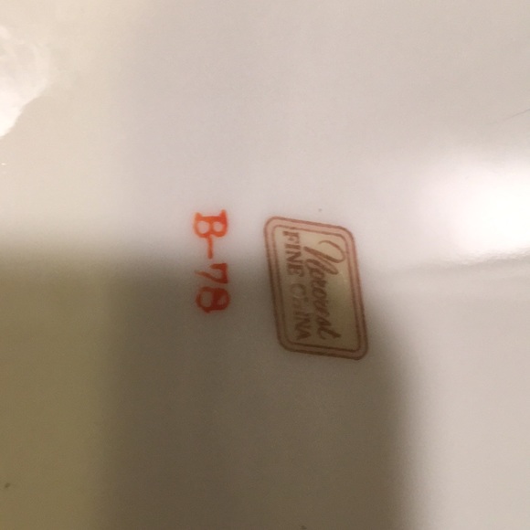 VTG Norcrest Not 2 Fine China Dinner. Plate B78 - Picture 3 of 3